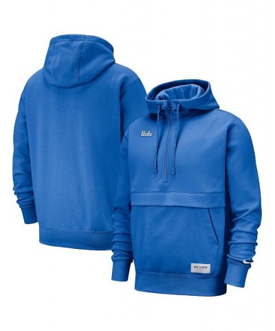 Men's Blue UCLA Bruins Club Half-Zip Hoodie $39.00 Sweatshirt