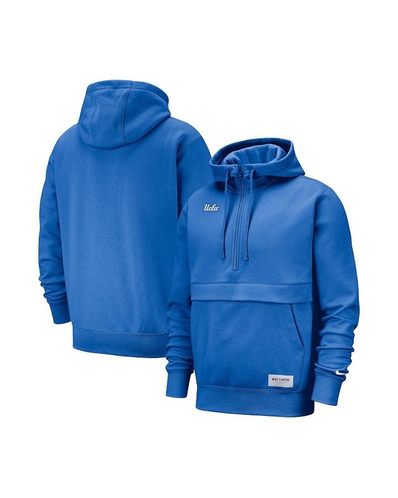 Men's Blue UCLA Bruins Club Half-Zip Hoodie $39.00 Sweatshirt