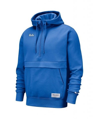 Men's Blue UCLA Bruins Club Half-Zip Hoodie $39.00 Sweatshirt