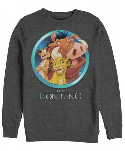 Disney Men's Lion King Best Friends, Crewneck Fleece Gray $31.34 Sweatshirt
