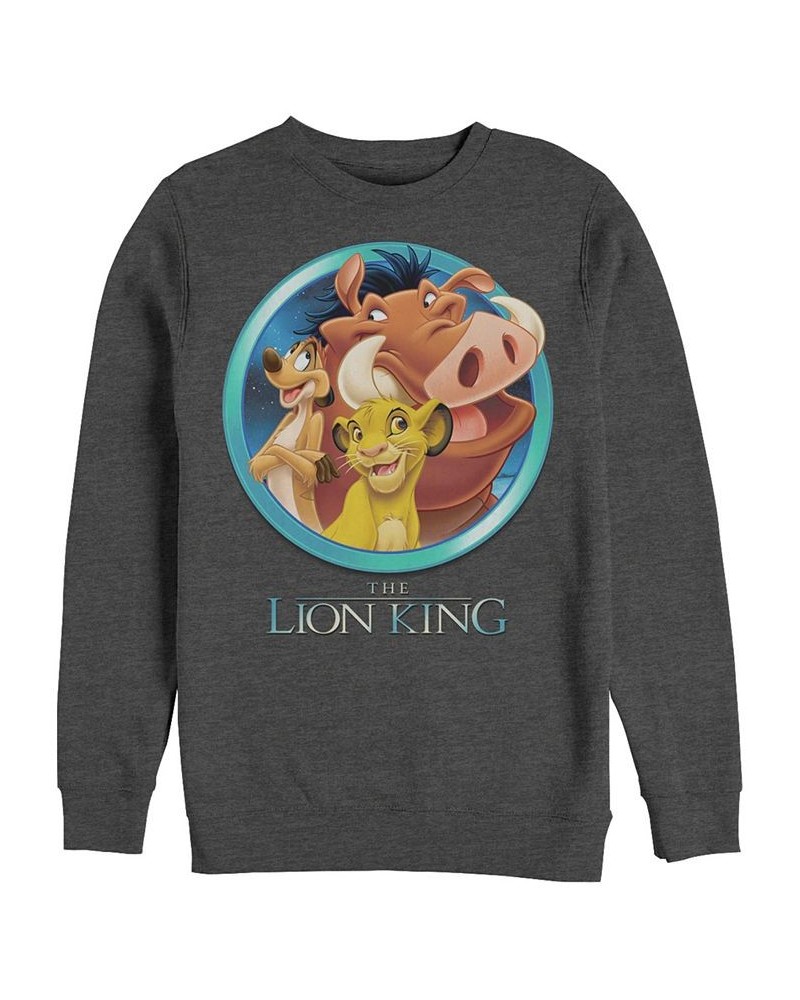 Disney Men's Lion King Best Friends, Crewneck Fleece Gray $31.34 Sweatshirt