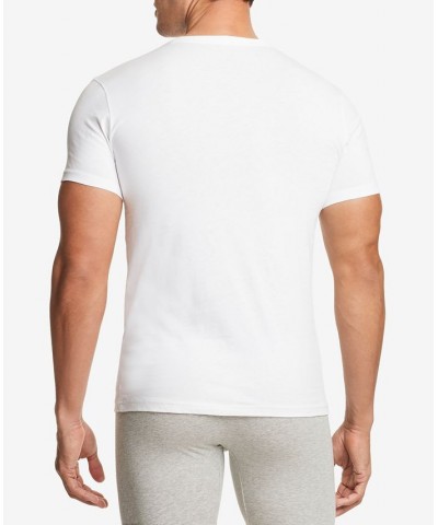 Men's Stretch V-Neck T-Shirts - 3pk. White $19.94 Undershirt