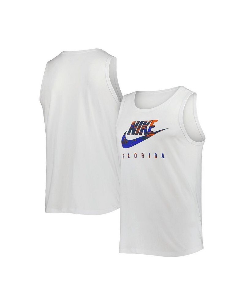 Men's White Florida Gators Spring Break Futura Performance Tank Top $22.94 T-Shirts