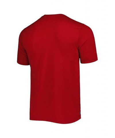 Men's Red Tampa Bay Buccaneers Combine Authentic Ball Logo T-shirt $17.66 T-Shirts