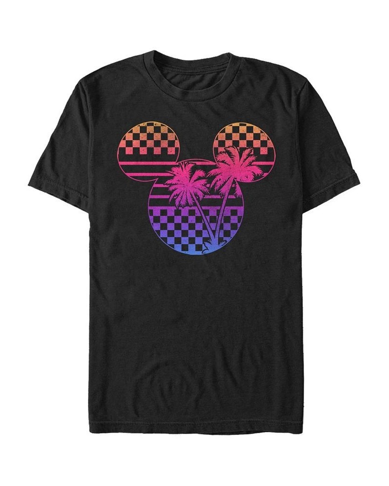 Men's Roadster Palm Mickey Short Sleeve T-Shirt Black $15.75 T-Shirts