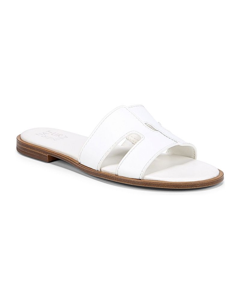 Fame Slide Sandals White $54.45 Shoes