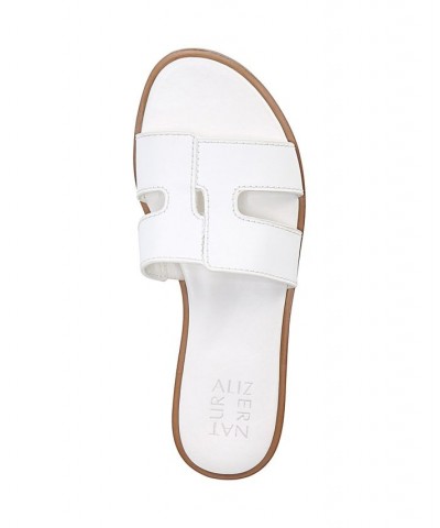 Fame Slide Sandals White $54.45 Shoes