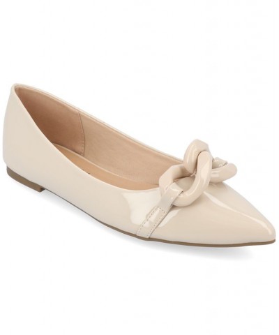 Women's Clareene Flats Beige $41.40 Shoes