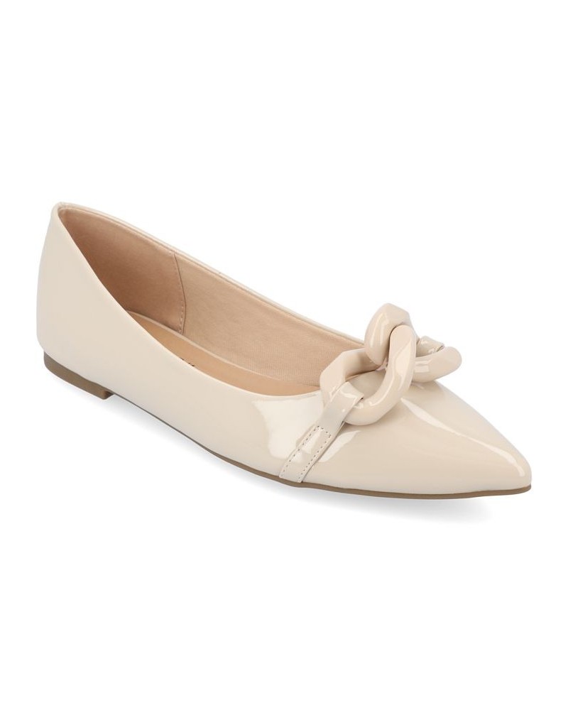 Women's Clareene Flats Beige $41.40 Shoes