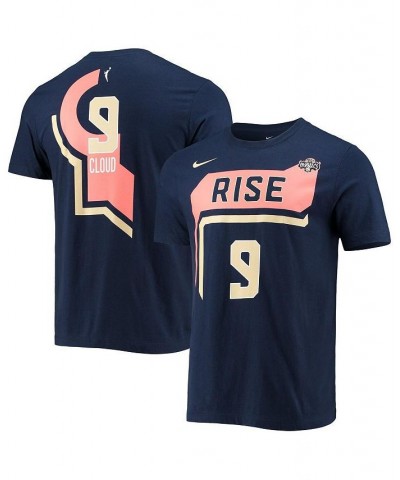 Men's Natasha Cloud Navy Washington Mystics Rebel Edition Name and Number T-shirt $20.25 T-Shirts