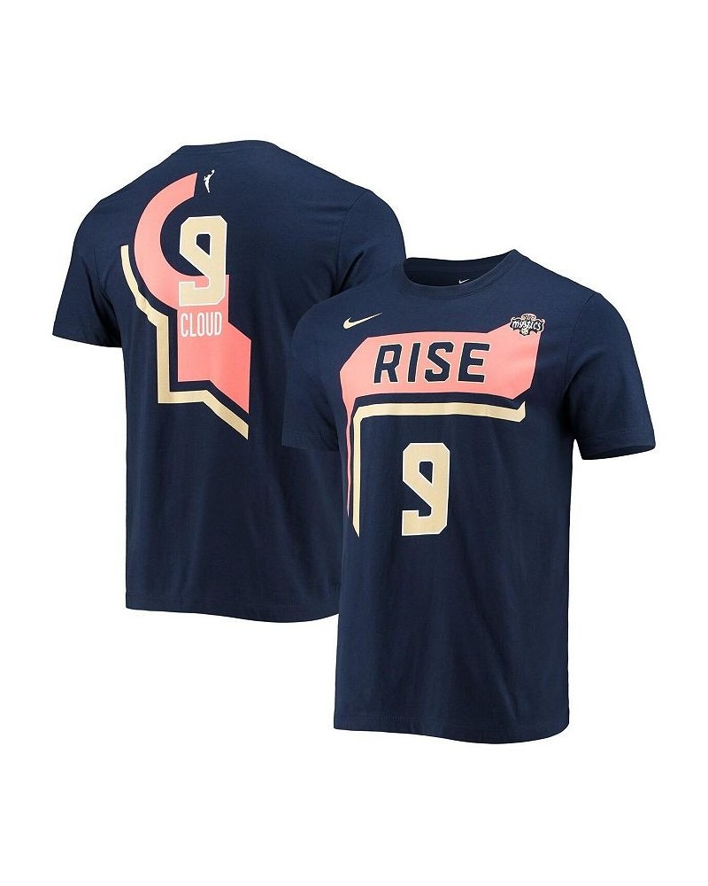 Men's Natasha Cloud Navy Washington Mystics Rebel Edition Name and Number T-shirt $20.25 T-Shirts