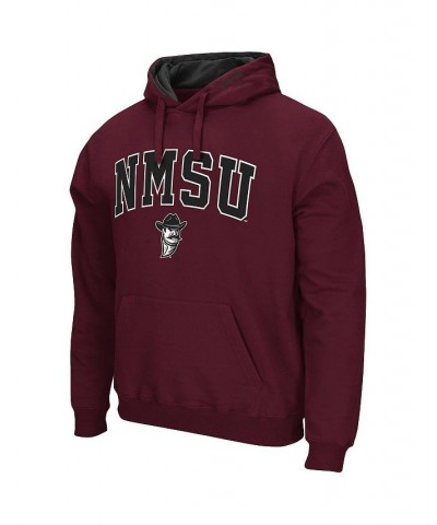 Men's Crimson New Mexico State Aggies Arch and Logo Pullover Hoodie $26.95 Sweatshirt