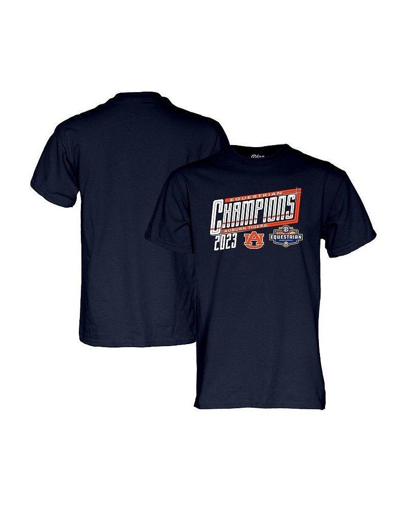 Men's Navy Auburn Tigers 2023 SEC Equestrian Champions Locker Room T-shirt $17.20 T-Shirts
