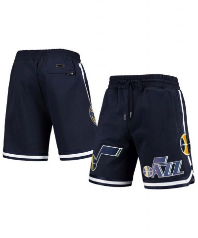 Men's Navy Utah Jazz Chenille Shorts $49.20 Shorts