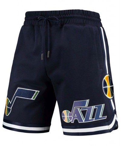 Men's Navy Utah Jazz Chenille Shorts $49.20 Shorts