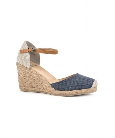Women's Mamba Espadrille Wedges PD04 $46.28 Shoes