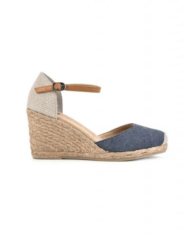 Women's Mamba Espadrille Wedges PD04 $46.28 Shoes