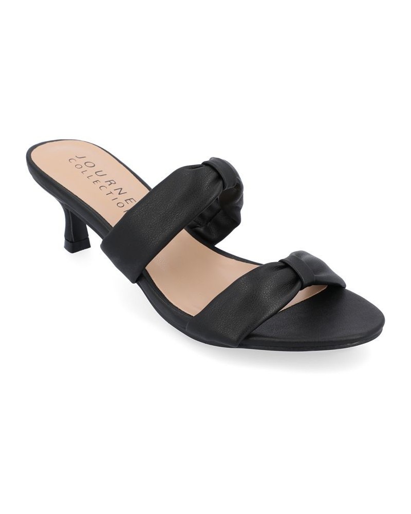 Women's Dyllan Slip-on Heel Black $44.10 Shoes