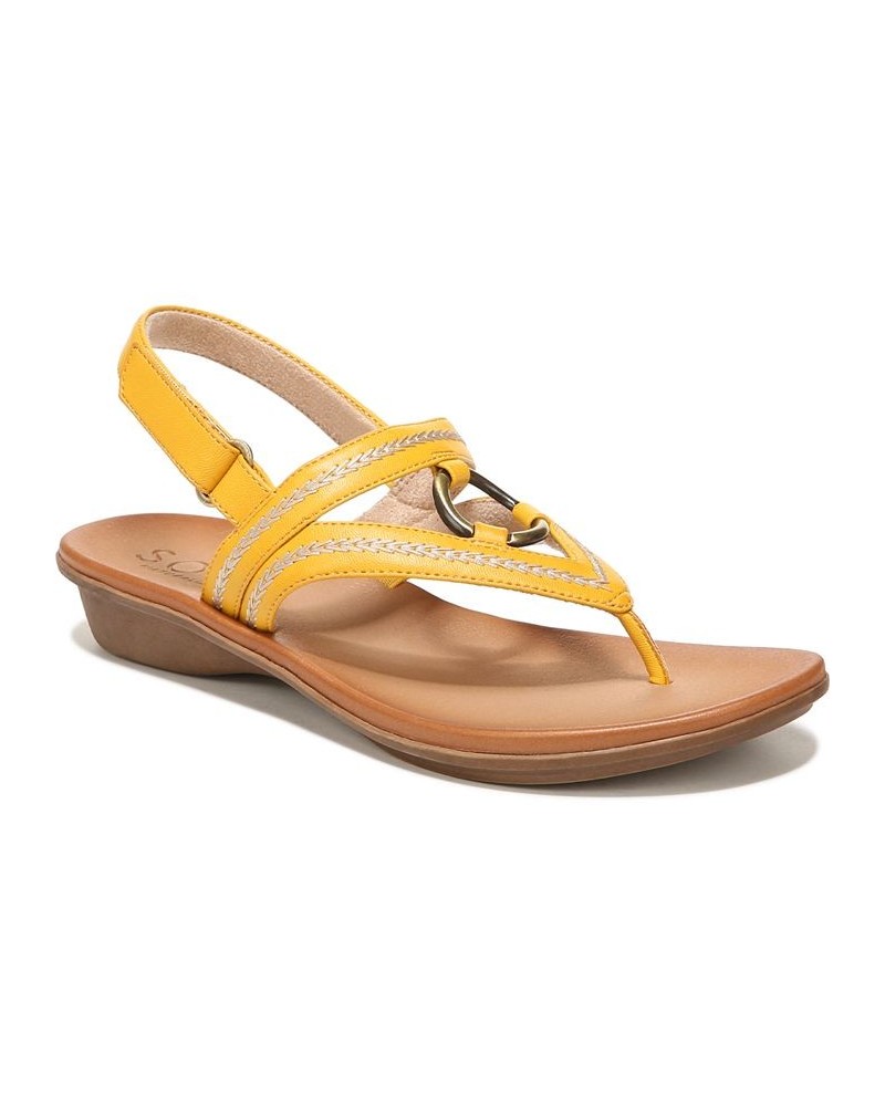 Sunny Flat Sandals Yellow $44.50 Shoes