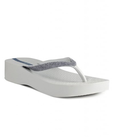 Women's Mesh Chic Comfort Wedge Sandals Gray $20.25 Shoes