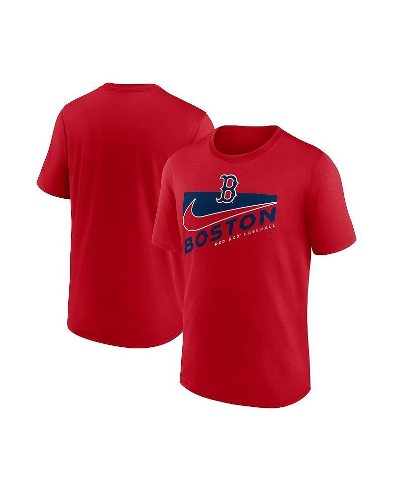 Men's Red Boston Red Sox Swoosh Town Performance T-shirt $22.05 T-Shirts