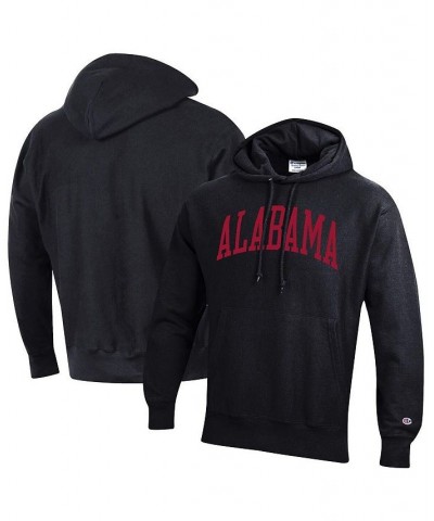 Men's Black Alabama Crimson Tide Team Arch Reverse Weave Pullover Hoodie $44.65 Sweatshirt