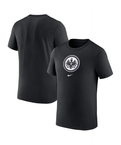 Men's Black Eintracht Frankfurt Crest T-shirt $19.60 T-Shirts