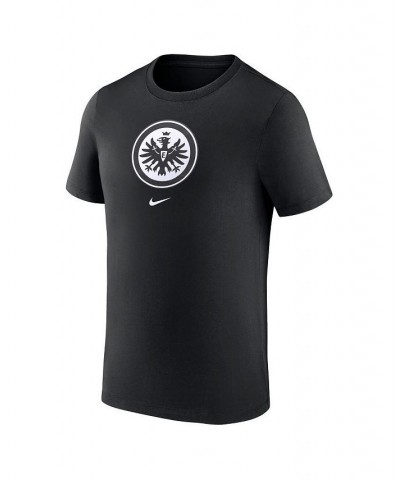 Men's Black Eintracht Frankfurt Crest T-shirt $19.60 T-Shirts