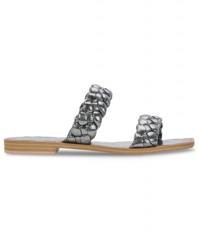 Women's Indy Braided Flat Sandals PD05 $36.00 Shoes