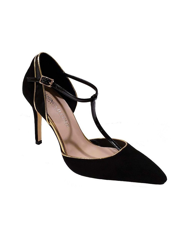 Women's Justice Luxurious T-Strap Pumps PD01 $57.60 Shoes