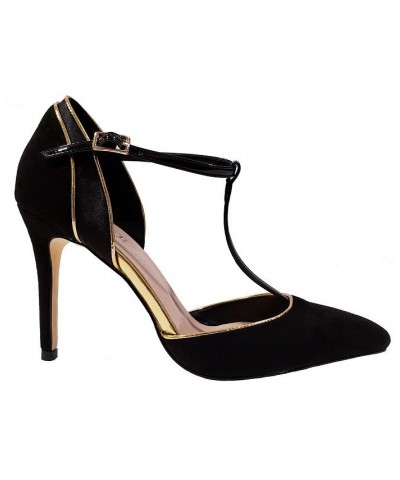 Women's Justice Luxurious T-Strap Pumps PD01 $57.60 Shoes