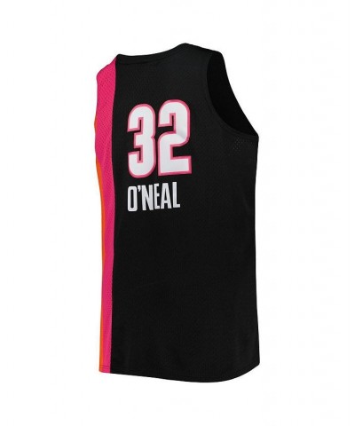 Men's Shaquille O'Neal Black Miami Heat Big and Tall Hardwood Classics 2005-06 Swingman Jersey $56.35 Jersey