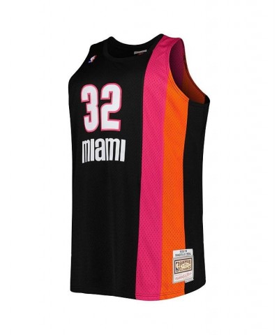 Men's Shaquille O'Neal Black Miami Heat Big and Tall Hardwood Classics 2005-06 Swingman Jersey $56.35 Jersey