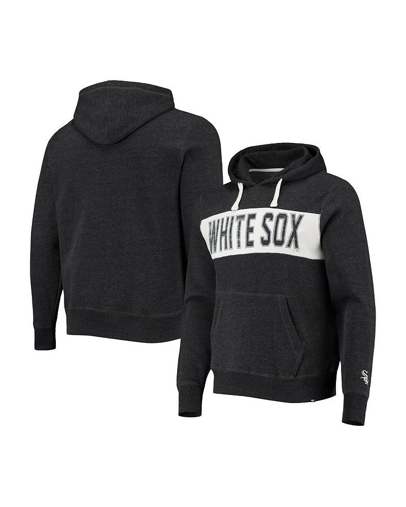 Men's '47 Heathered Black Chicago White Sox Team Pullover Hoodie $34.85 Sweatshirt