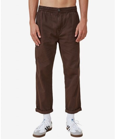 Men's Elastic Slim Fit Worker Pants PD05 $33.60 Pants