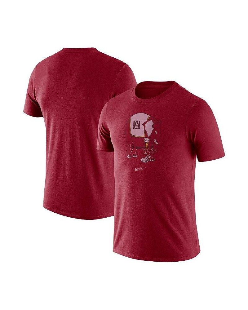 Men's Crimson Alabama Crimson Tide Old-School Logo Tri-Blend T-shirt $21.59 T-Shirts