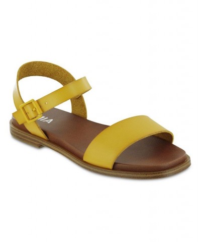 Women's Karina Sandals Yellow $29.40 Shoes