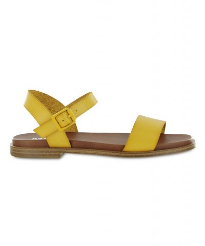 Women's Karina Sandals Yellow $29.40 Shoes