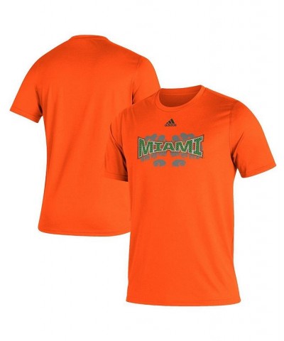 Men's Orange Miami Hurricanes Touchdown Ring Creator T-shirt $15.84 T-Shirts