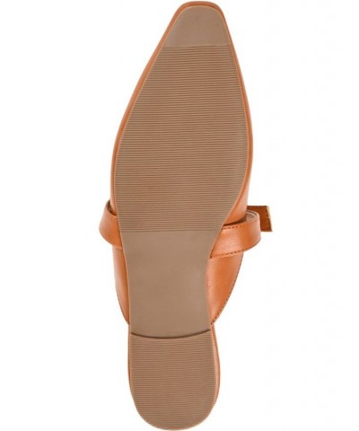 Women's Missie Mules Orange $35.25 Shoes