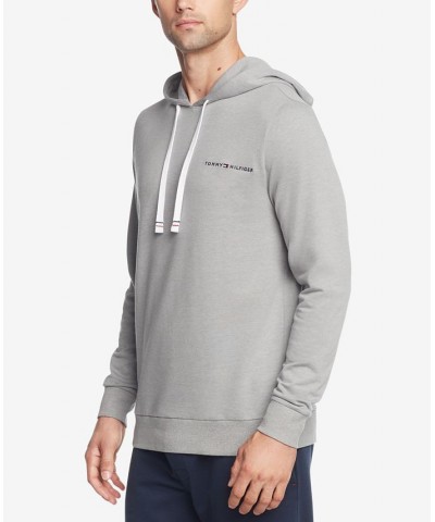 Men's Modern Essentials Classic-Fit Embroidered Logo French Terry Hoodie Gray $20.08 Pajama