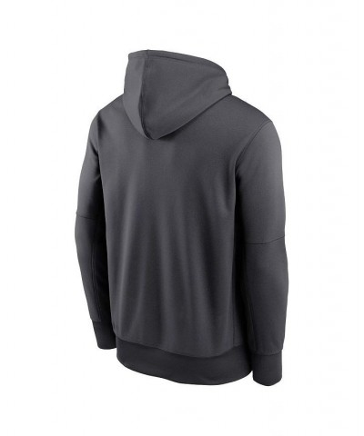 Men's Anthracite San Francisco Giants Bracket Icon Performance Pullover Hoodie $43.20 Sweatshirt