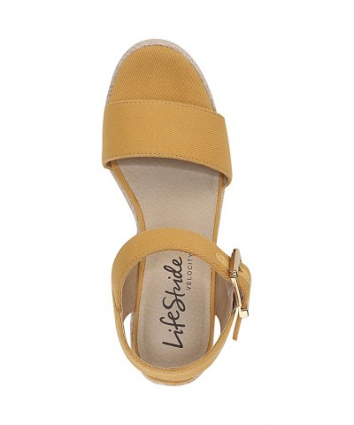 Tango Wedge Espadrilles Yellow $46.79 Shoes