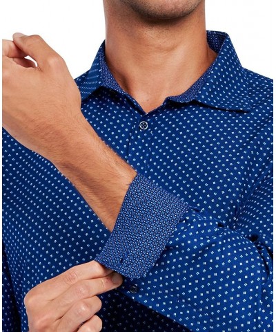 Men's Regular Fit Performance Wrinkle Free Dress Shirt PD03 $14.41 Dress Shirts