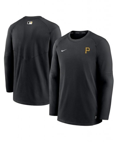 Men's Black Pittsburgh Pirates Authentic Collection Logo Performance Long Sleeve T-shirt $41.40 T-Shirts