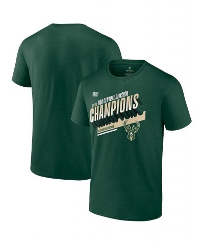 Men's Branded Hunter Green Milwaukee Bucks 2023 Central Division Champions Locker Room T-shirt $28.99 T-Shirts