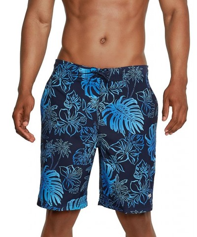 Men's Bondi Tropical 8 1/2" Board Shorts Blue $17.35 Swimsuits