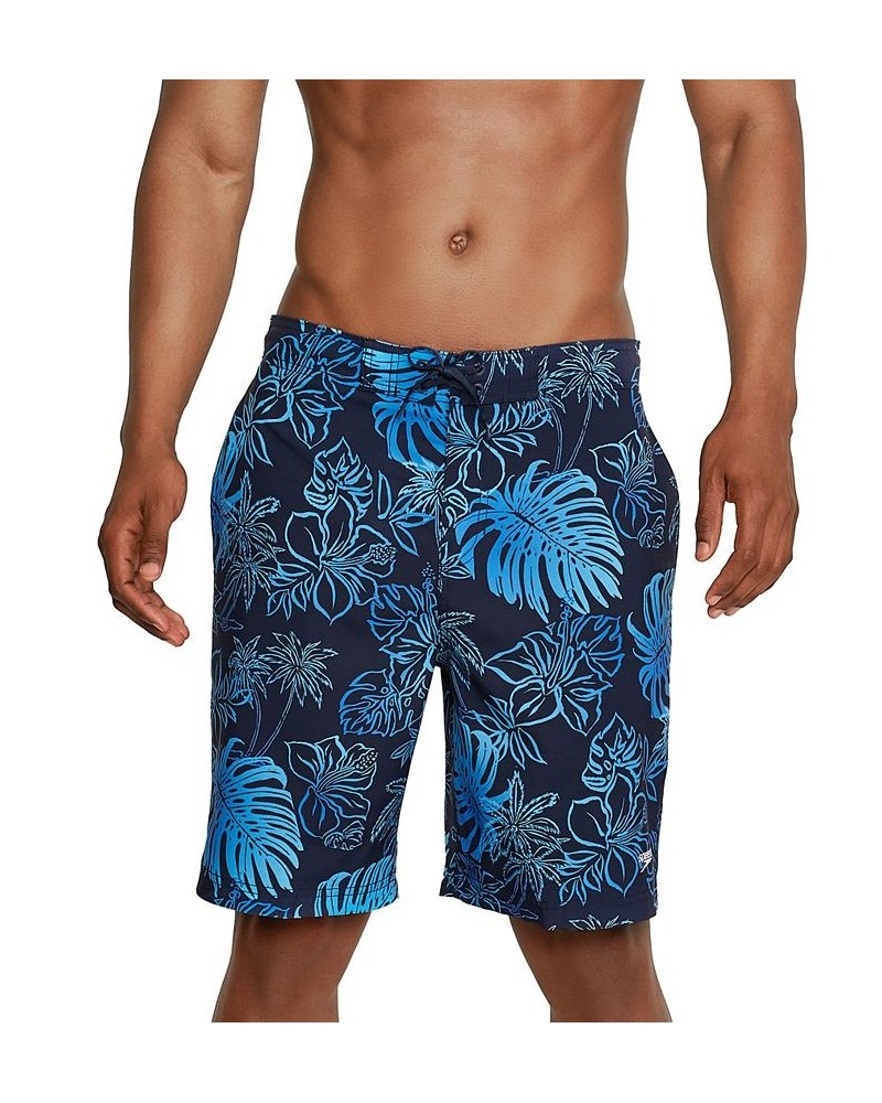 Men's Bondi Tropical 8 1/2" Board Shorts Blue $17.35 Swimsuits