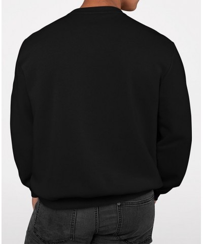 Men's San Francisco Bridge Word Art Crew Neck Sweatshirt Black $29.49 Sweatshirt