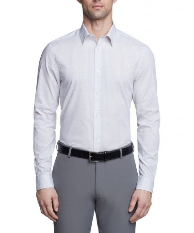 Men's Steel Plus Slim Fit Stretch Wrinkle Free Dress Shirt Multi $29.40 Dress Shirts